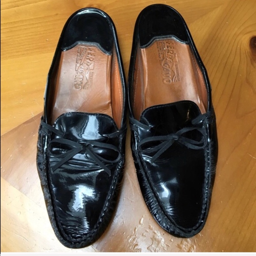 Ferragamo Loafer Slides/Mules